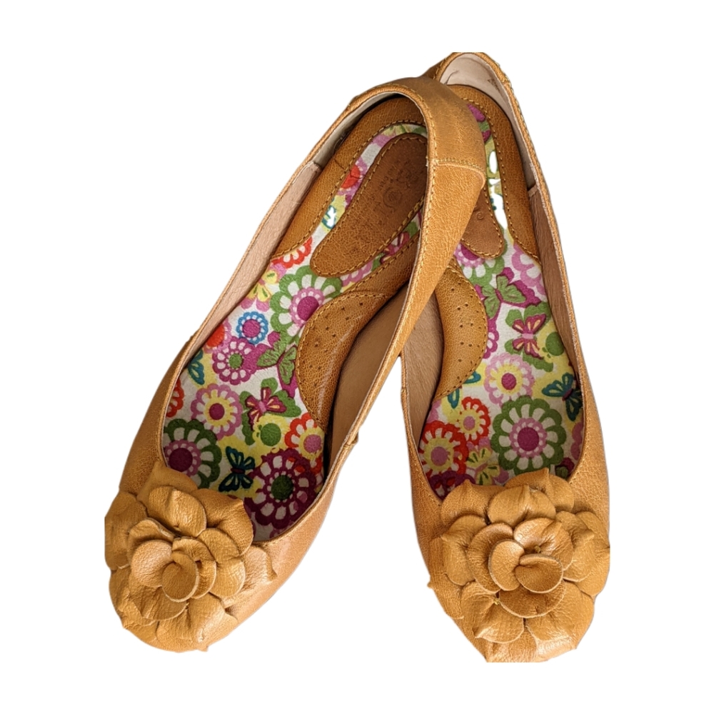 BÖRN leather flats